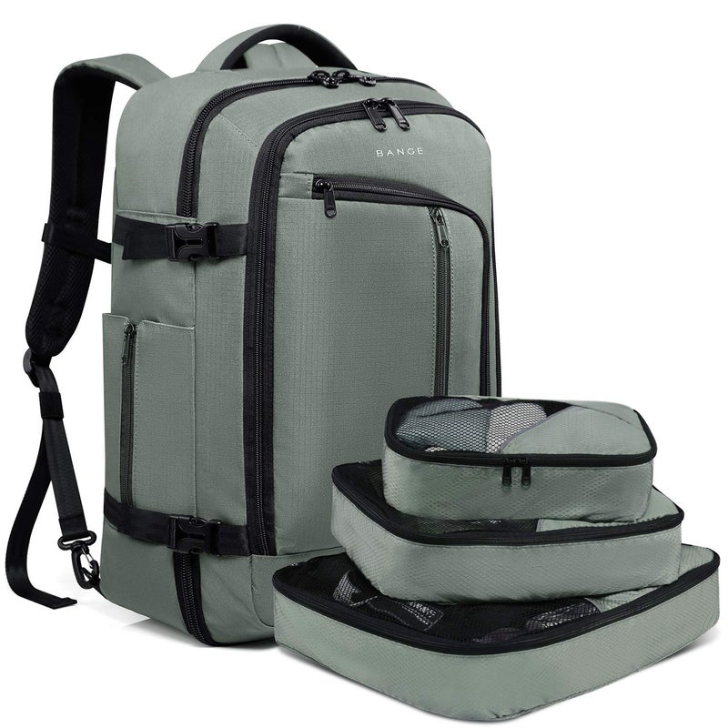 BANGE Carry on Backpack for Men, Airline Approved Duffle Backpack, Waterproof Weekender Daypack for Traveling, Camping and Sports - Image 1